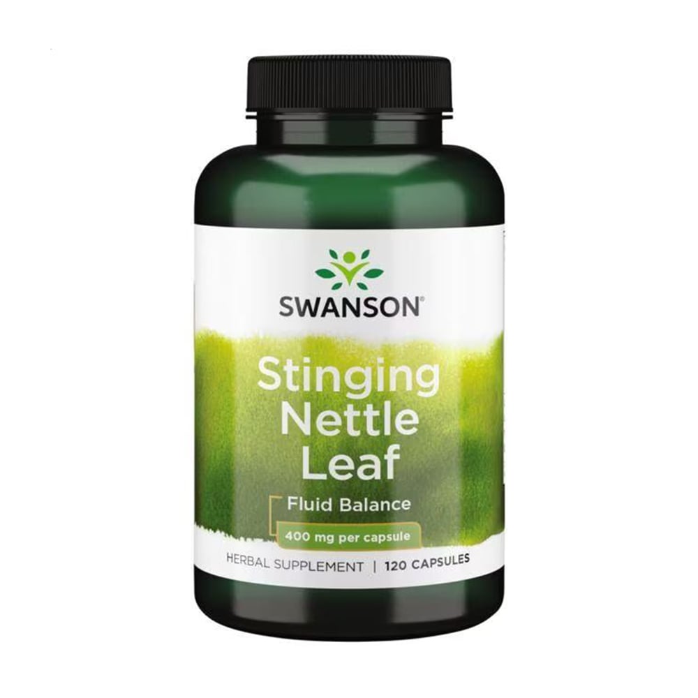 Уцінка! Лист кропиви дводомної Swanson Stinging Nettle Leaf 400 мг, 120 капсул